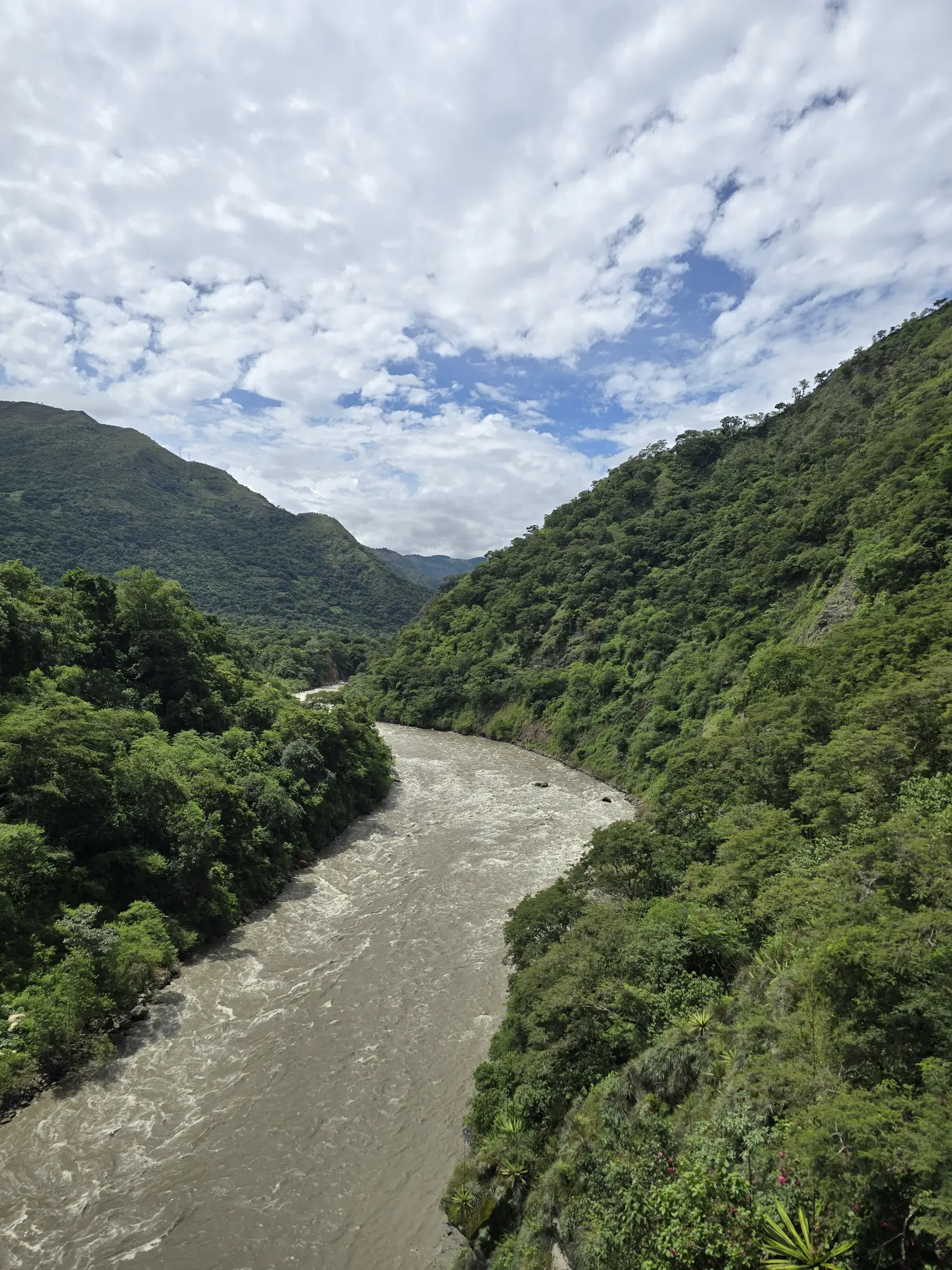 Whitewater rafting on the Urubamba