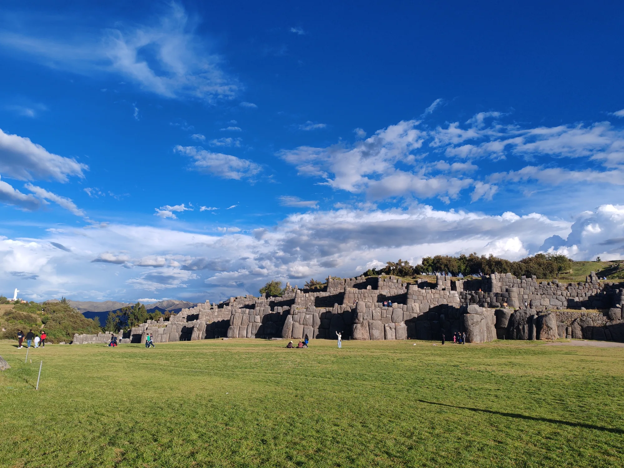 The walls of Saqsaywaman above Cusco